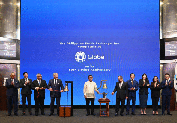 Globe Telecom Celebrates 50 Years of Public Listing, Conducts Bell Ringing Ceremony at the Philippine Stock Exchange