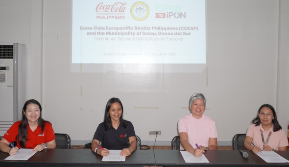 Coca-Cola supports local waste management efforts in Sulop and Matanao